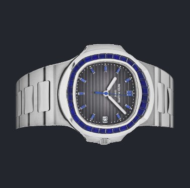 The same watch, wrapped and ready to sit on a wrist.